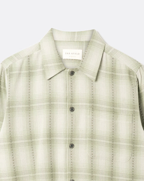 Far Afield Kali Check Busey Shirt - Green