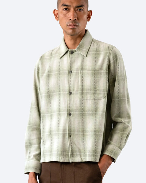 Far Afield Kali Check Busey Shirt - Green