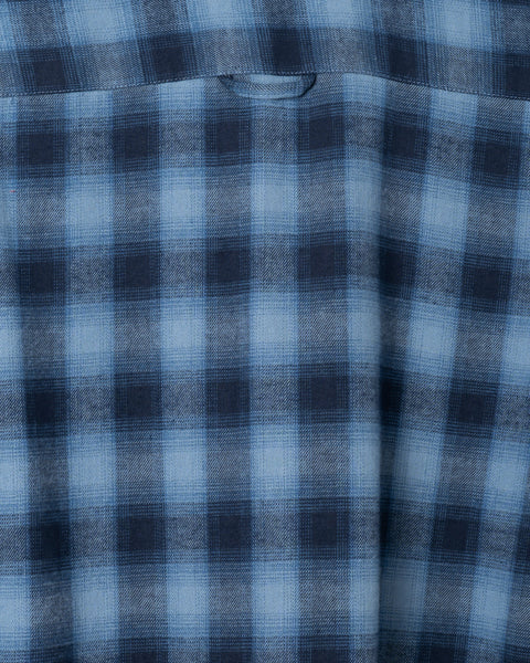 Far Afield L/S Larry Mustang Check Shirt - Blue