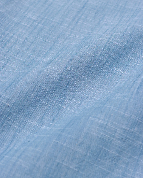 Far Afield Costa Shirt - Allure Blue Chambray Slub