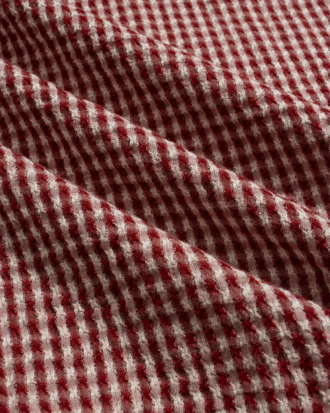 Far Afield Costa Gingham S/S Shirt - Red