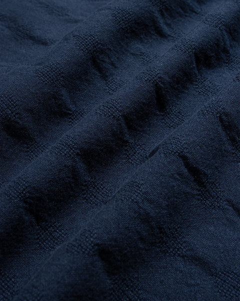 Far Afield Classic Tonal Dobby Shirt - Blue