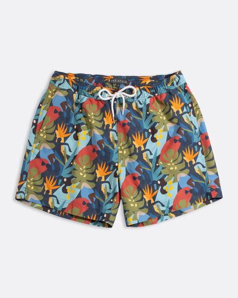 Far Afield Tropical Swim Short - Multi