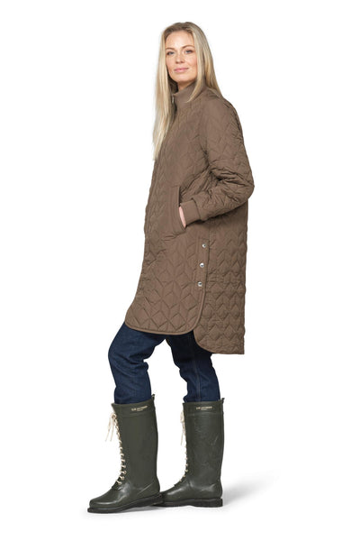Ilse Jacobsen - Art06 Quilted Jacket - Mud