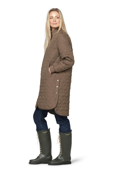 Ilse Jacobsen - Art06 Quilted Jacket - Mud