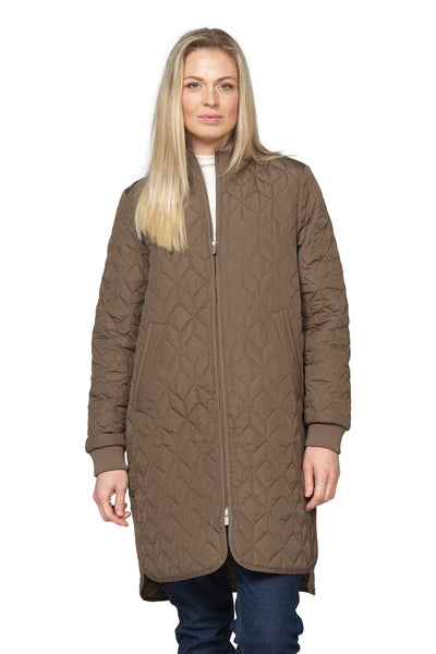 Ilse Jacobsen - Art06 Quilted Jacket - Mud