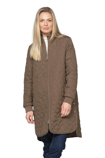 Ilse Jacobsen - Art06 Quilted Jacket - Mud