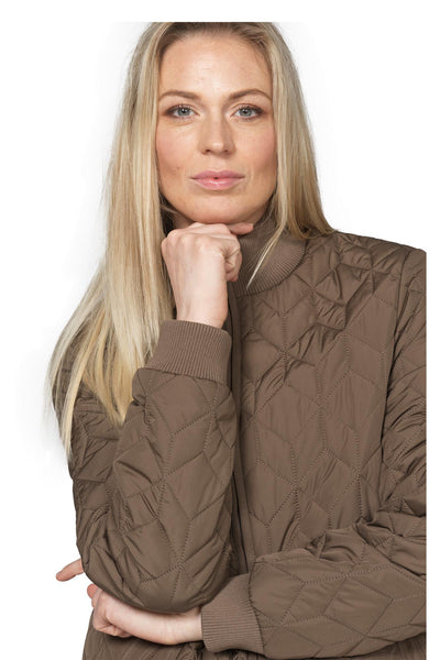 Ilse Jacobsen - Art06 Quilted Jacket - Mud