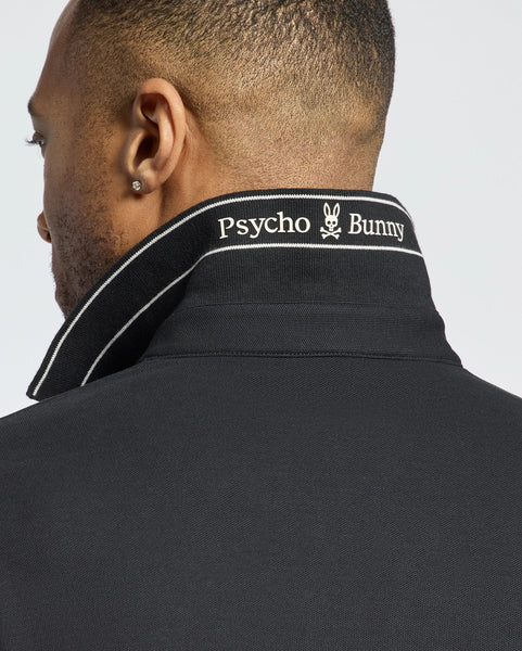 Psycho Bunny Desert Pique Polo - Black