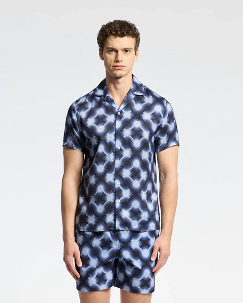 Psycho Bunny Paros Tencel Shirt - Evening Blue