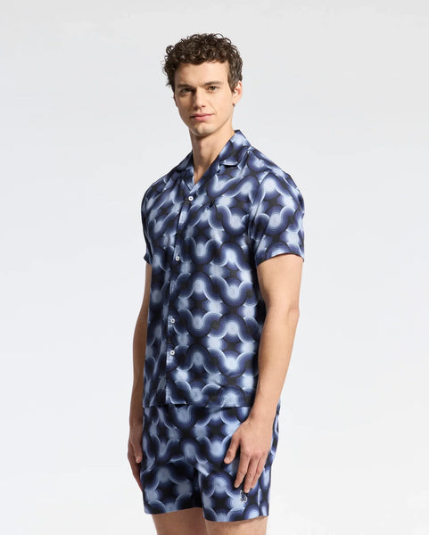 Psycho Bunny Paros Tencel Shirt - Evening Blue