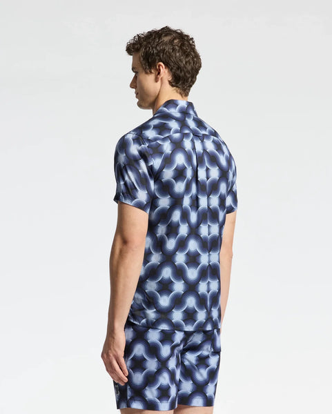 Psycho Bunny Paros Tencel Shirt - Evening Blue