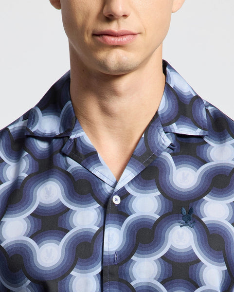 Psycho Bunny Paros Tencel Shirt - Evening Blue