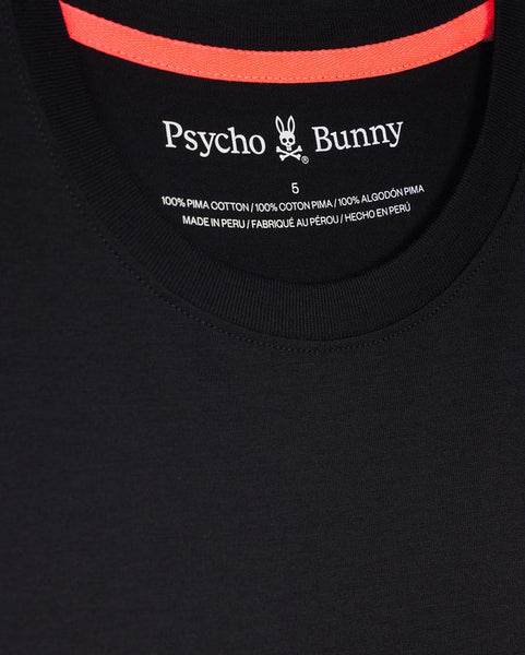 Psycho Bunny Sloan Back Graphic Tee - Black