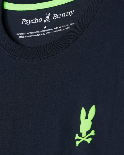 Psycho Bunny Sloan Back Graphic Tee - Navy
