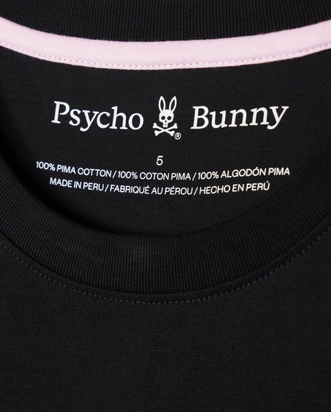 Psycho Bunny Sparta Back Graphic Tee - Black