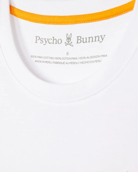 Psycho Bunny Sparta Back Graphic Tee - White