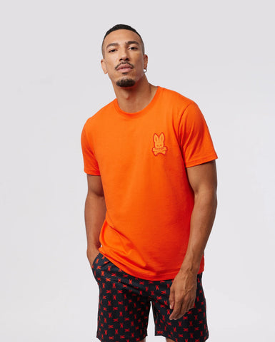 Psycho Bunny Cleveland Relaxed Fit Tee - Tangerine Tango
