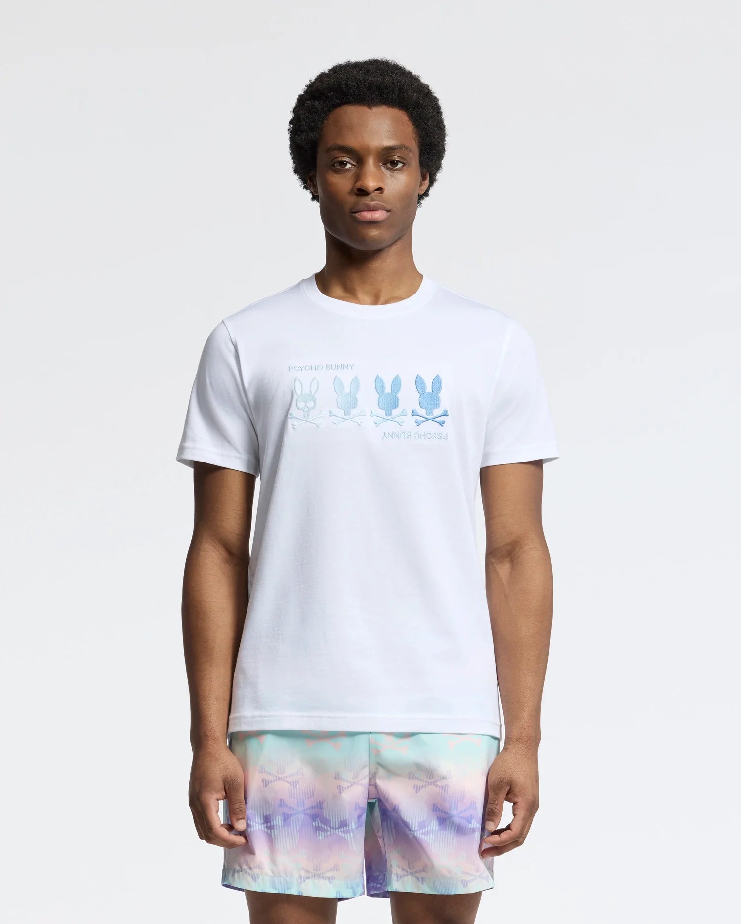 Psycho Bunny Oceania Graphic Tee - White