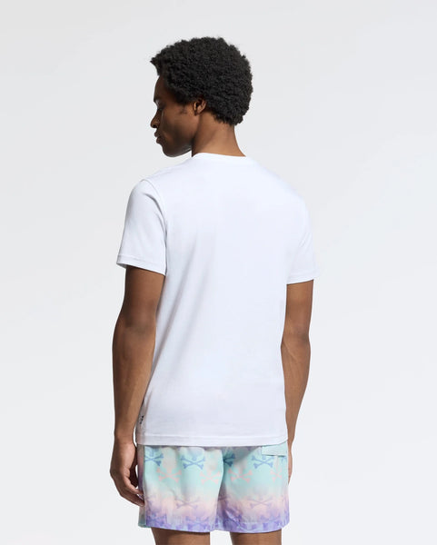 Psycho Bunny Oceania Graphic Tee - White