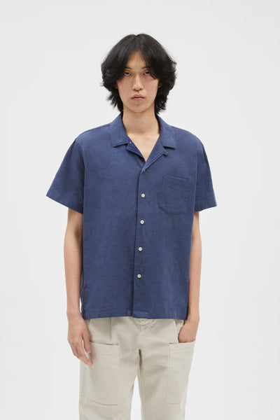 Pompeii Short Sleeve Shirt -  Blue