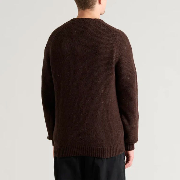 Carhartt WIP Anglistic Sweater - Speckled Tobacco