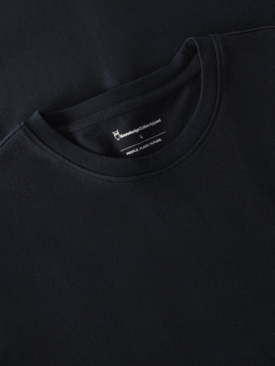 Knowledge Cotton Apparel Back Print Tee - Night Sky