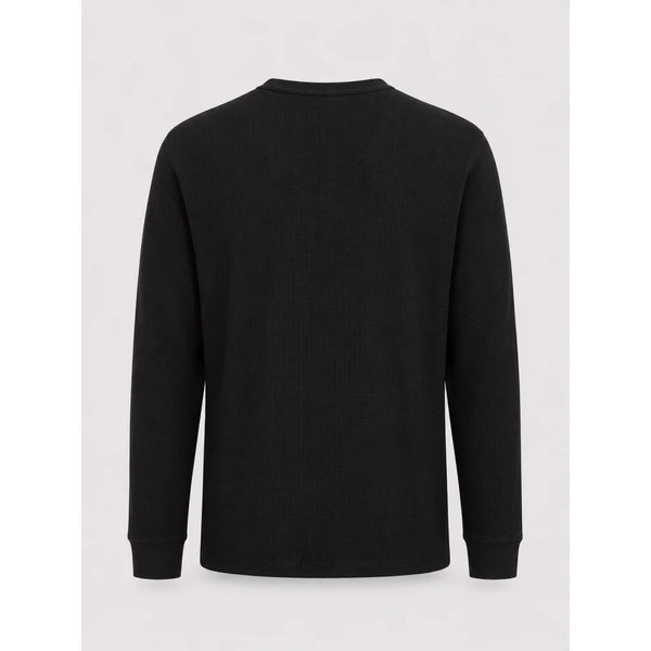 Clean Cut Copenhagen Cal Grandad L/S Shirt - Black