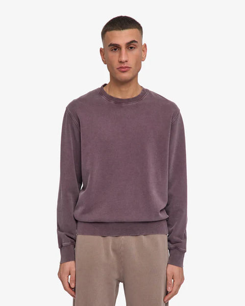 Colorful Standard Organic Cotton Mens Sweatshirt - Faded Grape