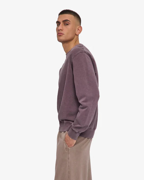 Colorful Standard Organic Cotton Mens Sweatshirt - Faded Grape