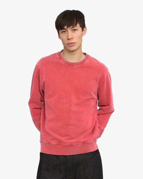 Colorful Standard Organic Cotton Mens Sweatshirt - Faded Red