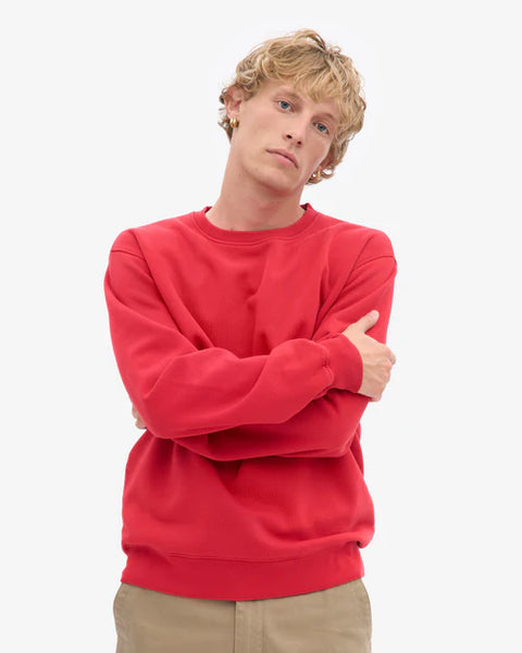Colorful Standard Organic Sweatshirt - Scarlet Red