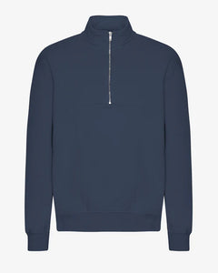 Colorful Standard Quarter Zip - Petrol Blue