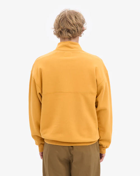 Colorful Standard  Organic Cotton Quarter Zip - Burned Yellow