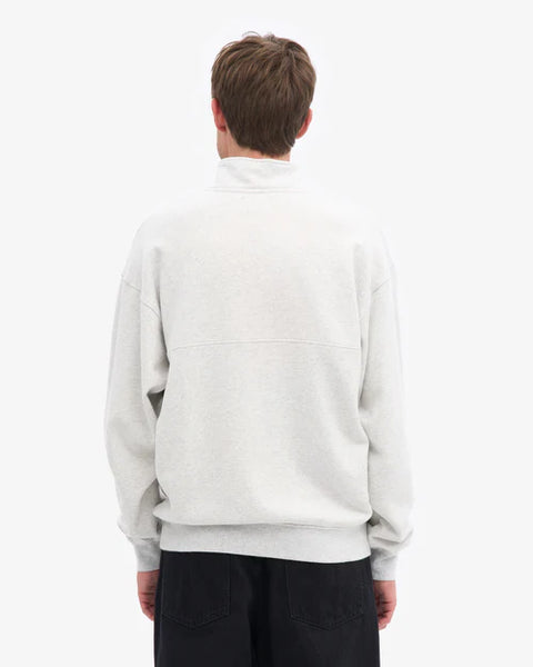 Colorful Standard Quarter Zip Sweatshirt - Snow Melange