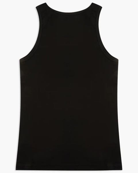 Colorful Standard Mens Ribbed Vest - Black