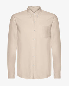 Colorful Standard Organic Button Down L/S Shirt - Ivory White