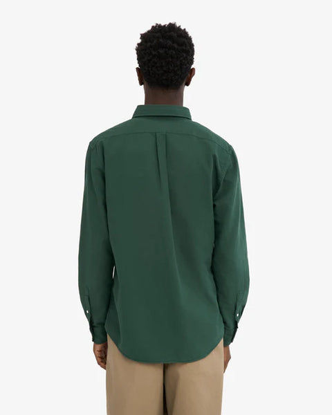 Colorful Standard Organic Button Down L/S Shirt - Emerald Green