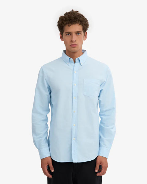 Colorful Standard Organic Button Down L/S Shirt - Polar Blue
