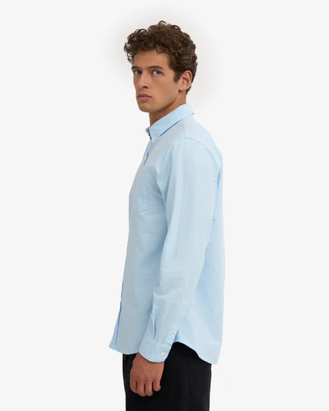 Colorful Standard Organic Button Down L/S Shirt - Polar Blue