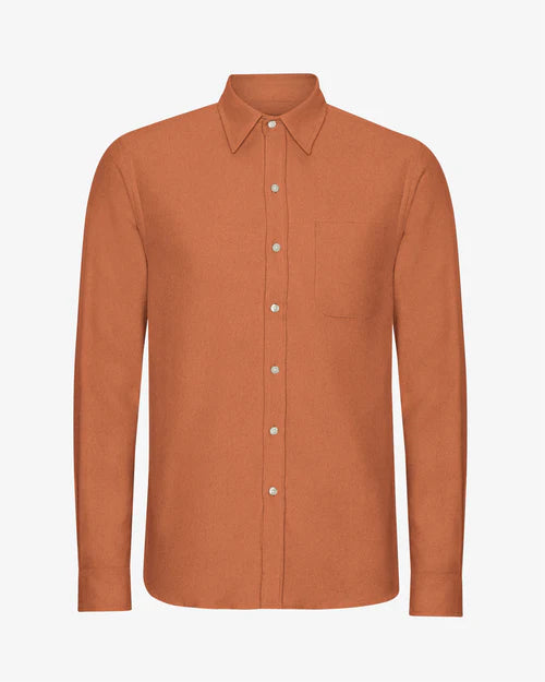 Colorful Standard Flannel Shirt - Ginger Brown