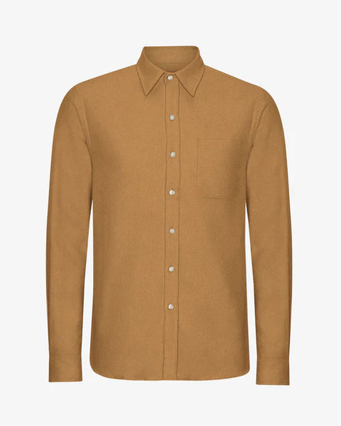 Colorful Standard Flannel Shirt - Sahara Camel