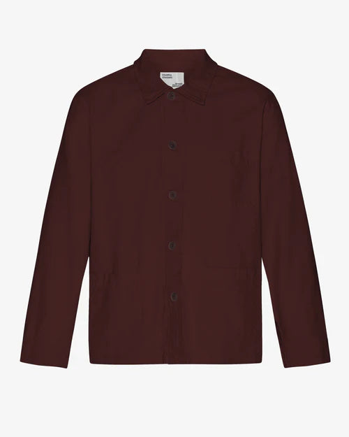 Colorful Standard  Workwear Jacket - Oxblood Red