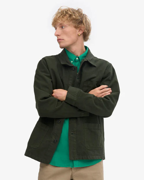 Colorful Standard Workwear Jacket - Hunter Green