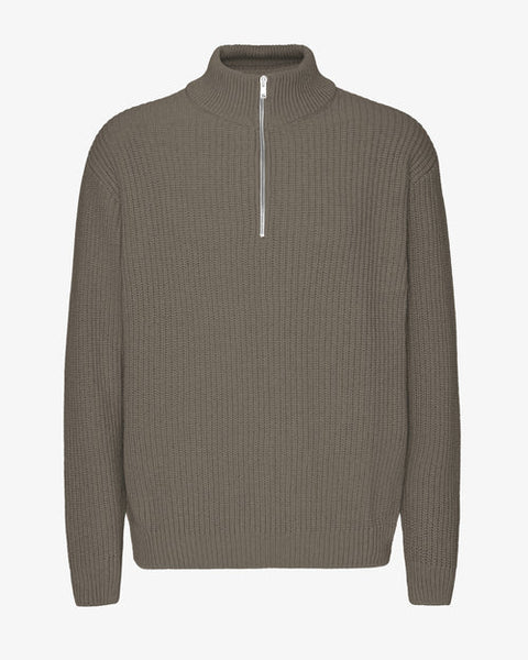 Colorful Standard Merino 1/4 Zip - Dusty Olive