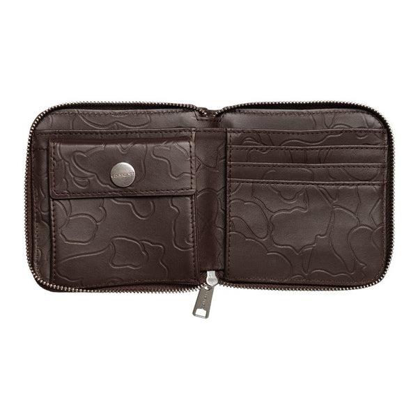 Carhartt WIP Camo Duck Wallet - Palisander/Silver