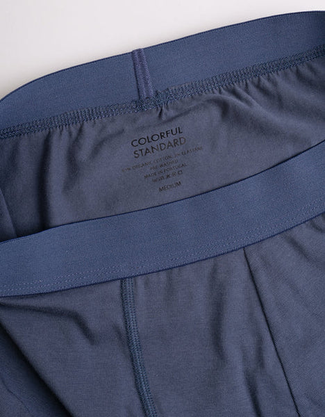 Colorful Standard Organic Boxer Briefs - Petrol Blue