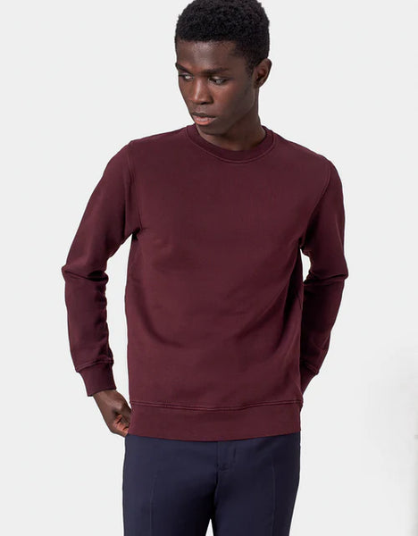 Colorful Standard Organic Sweatshirt - Oxblood Red