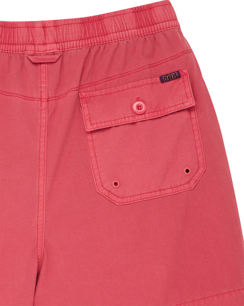 Deus Ex Machina Sandbar Garment Dyed Shorts - Melon Red