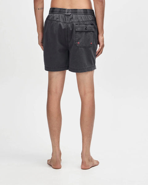 Deus Ex Machina Garment Dyed Sandbar Shorts - Anthracite